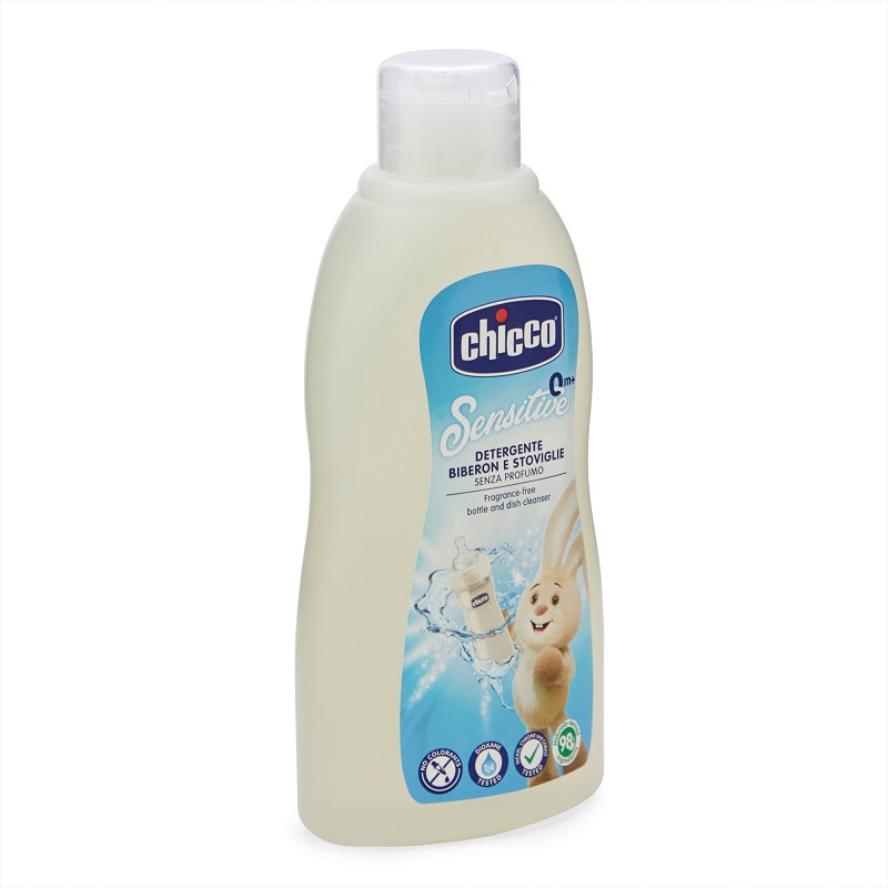 CHICCO Čistiaci prostriedok na fľaše a cumlíky 300 ml, 0m+