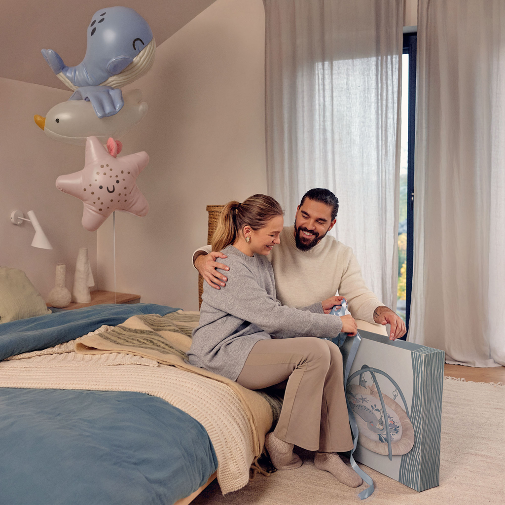 KINDERKRAFT Deka hracia s hrazdičkou Cozyplay Nordic Breeze