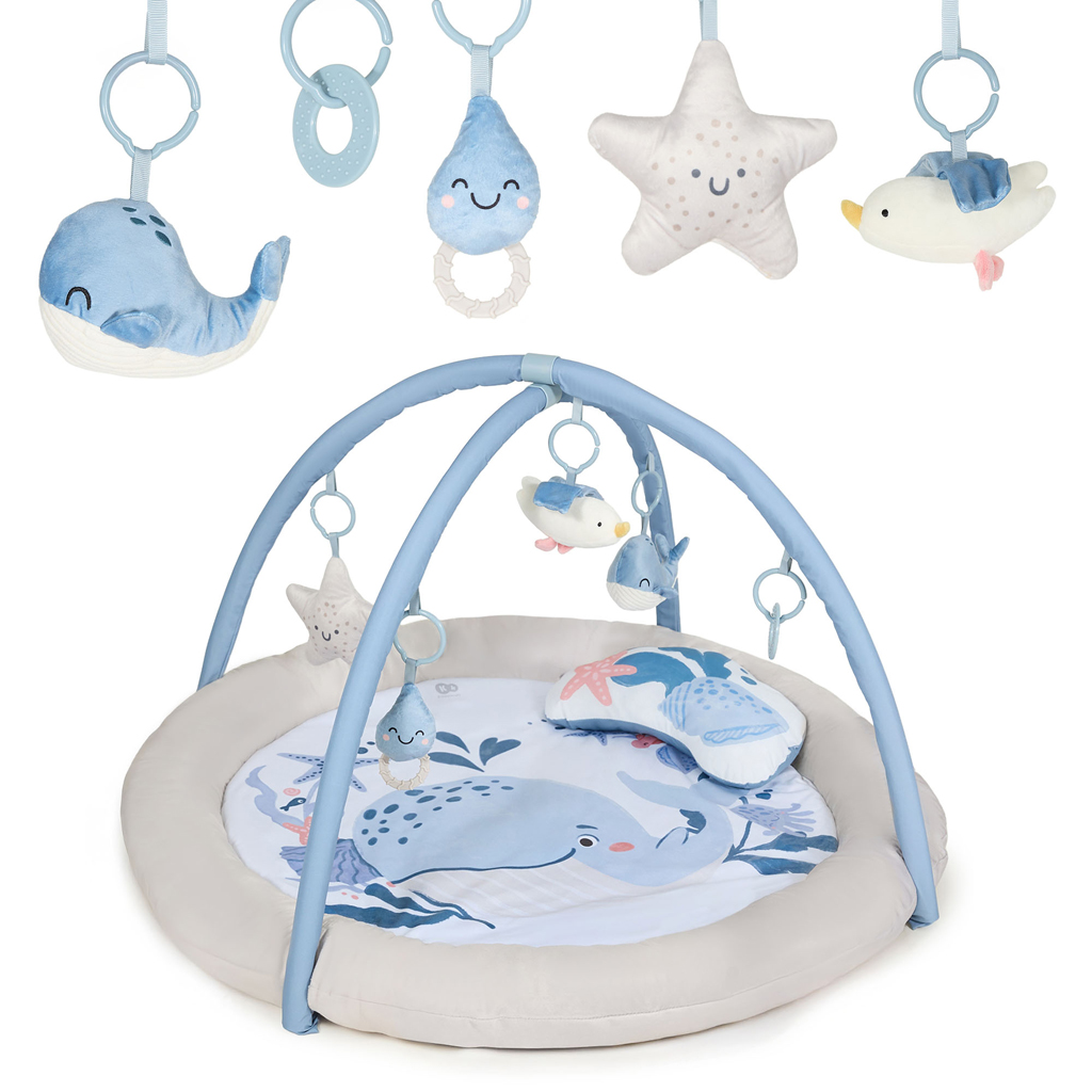 KINDERKRAFT Deka hracia s hrazdičkou Cozyplay Nordic Breeze