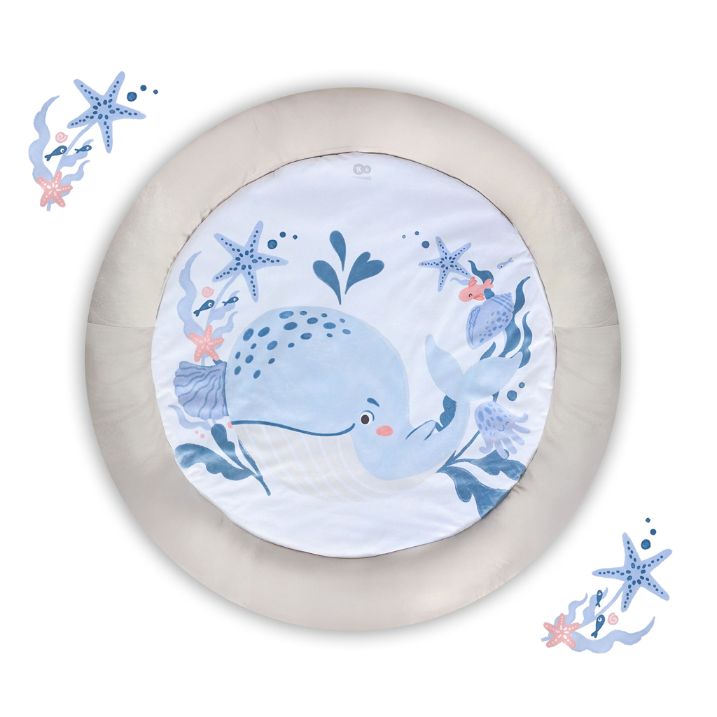 KINDERKRAFT Deka hracia s hrazdičkou Cozyplay Nordic Breeze