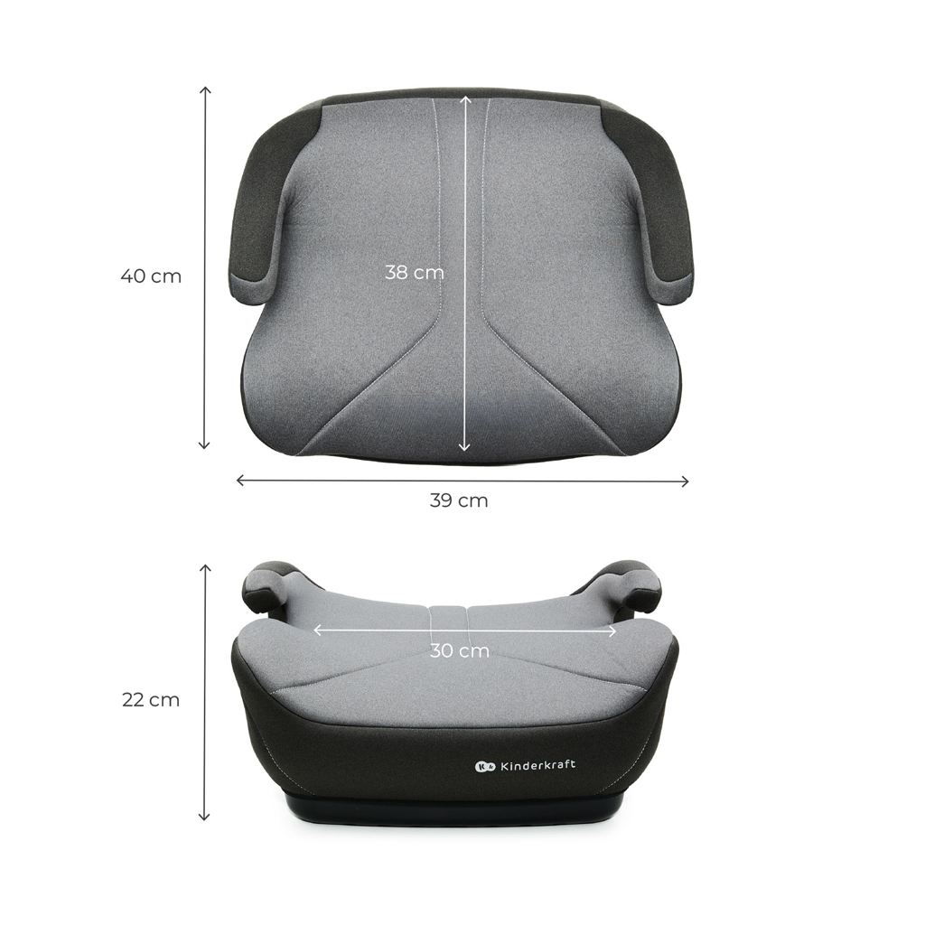 KINDERKRAFT Podsedák I-Boost 2 (125–150 cm) Grey