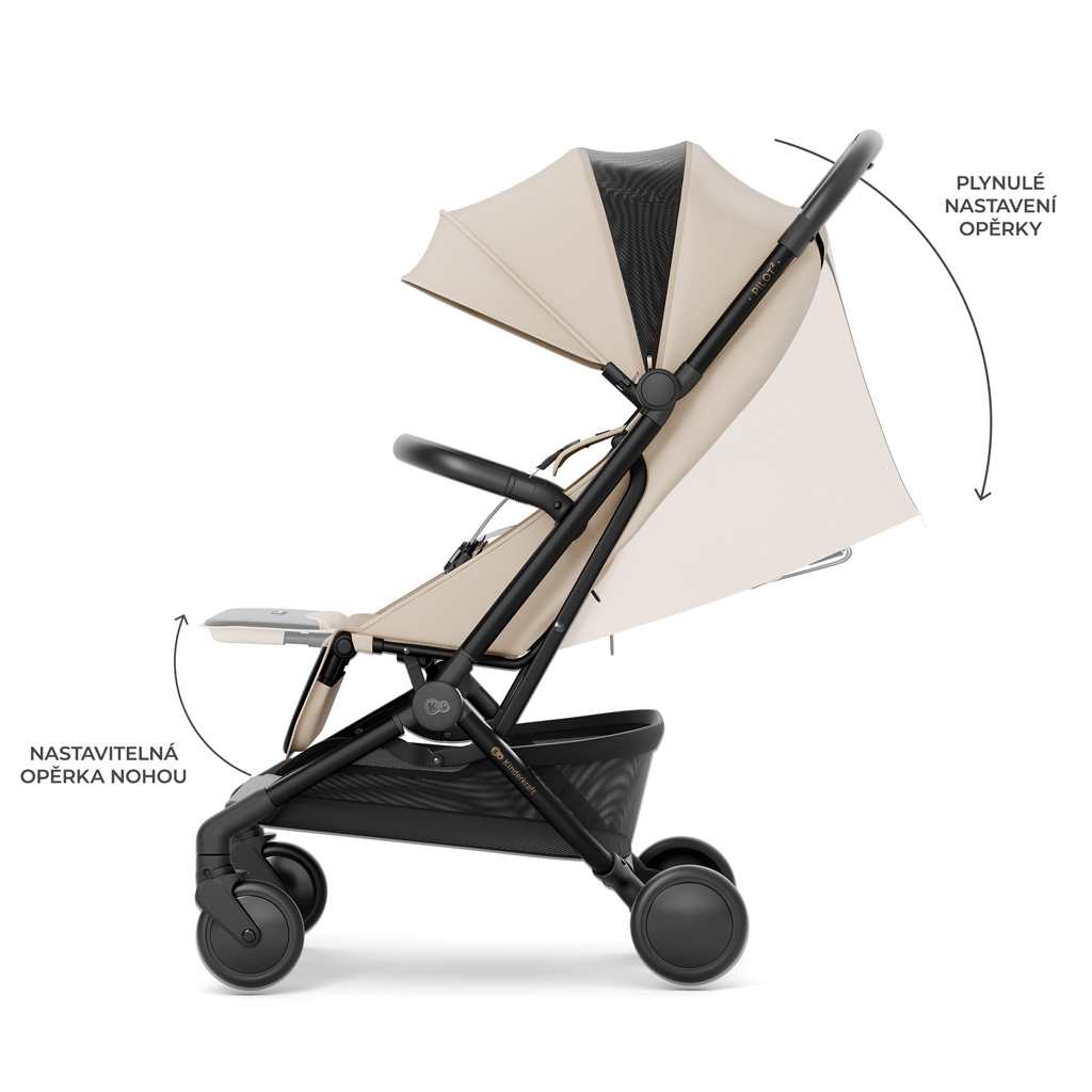 KINDERKRAFT SELECT Kočík športový Pilot 2 Beige