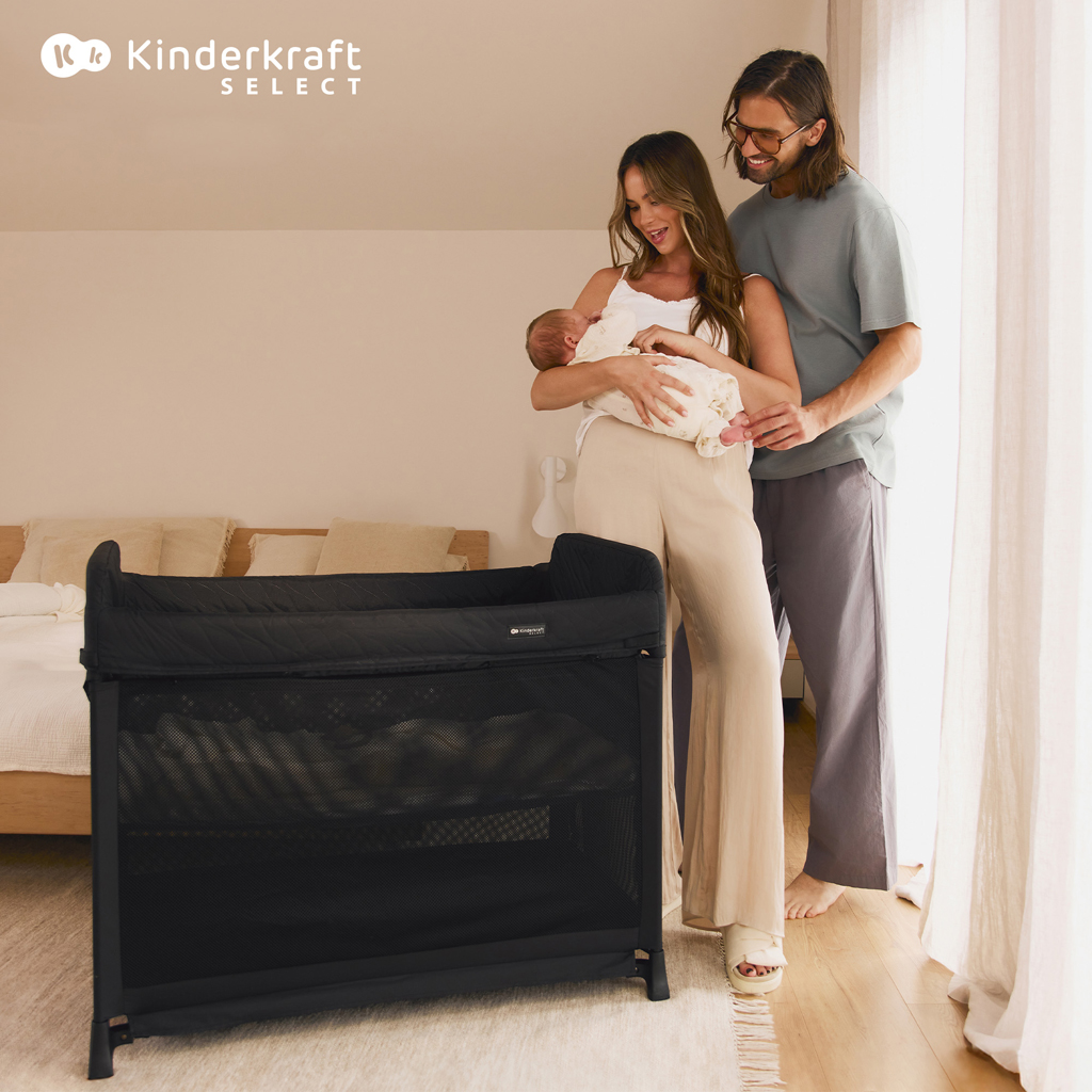 KINDERKRAFT SELECT Postieľka cestovná Moon Dream Beige