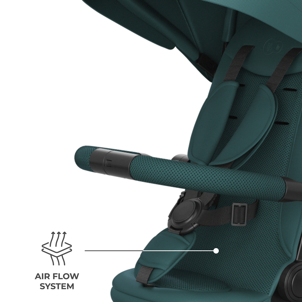 KINDERKRAFT Trojkolka Aston 2 Plus Green, 9m+