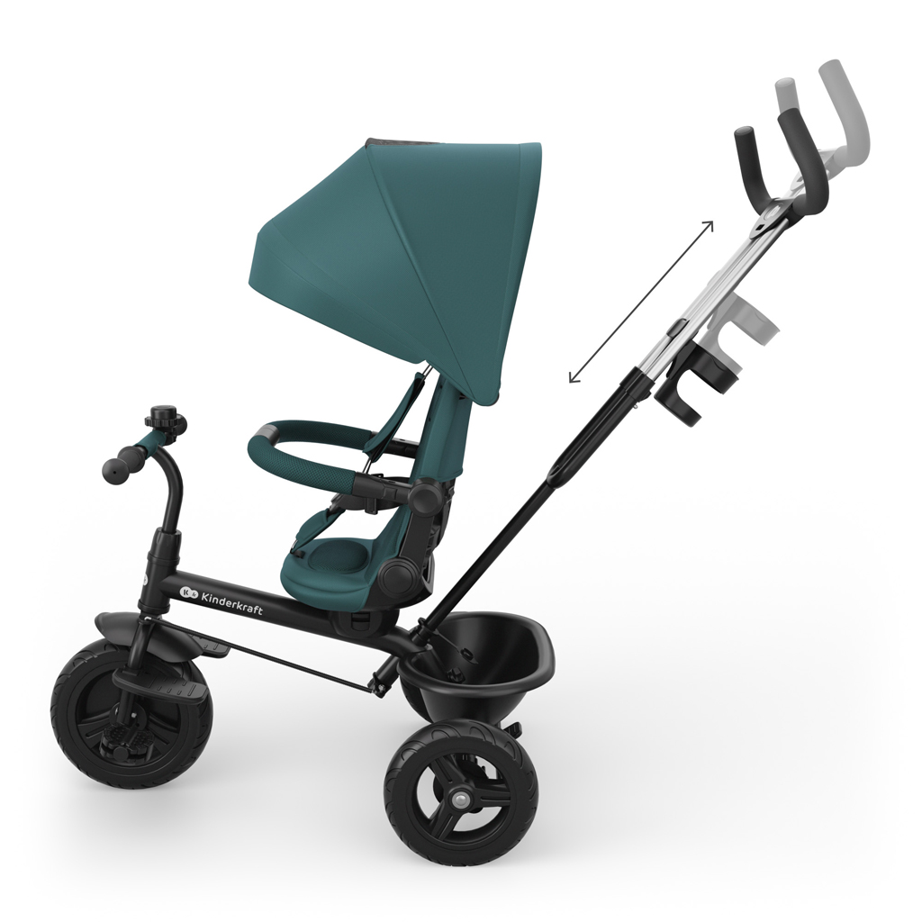 KINDERKRAFT Trojkolka Aston 2 Plus Green, 9m+