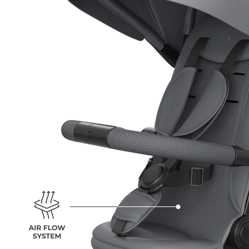 KINDERKRAFT Trojkolka Aston 2 Plus Grey, 9m+