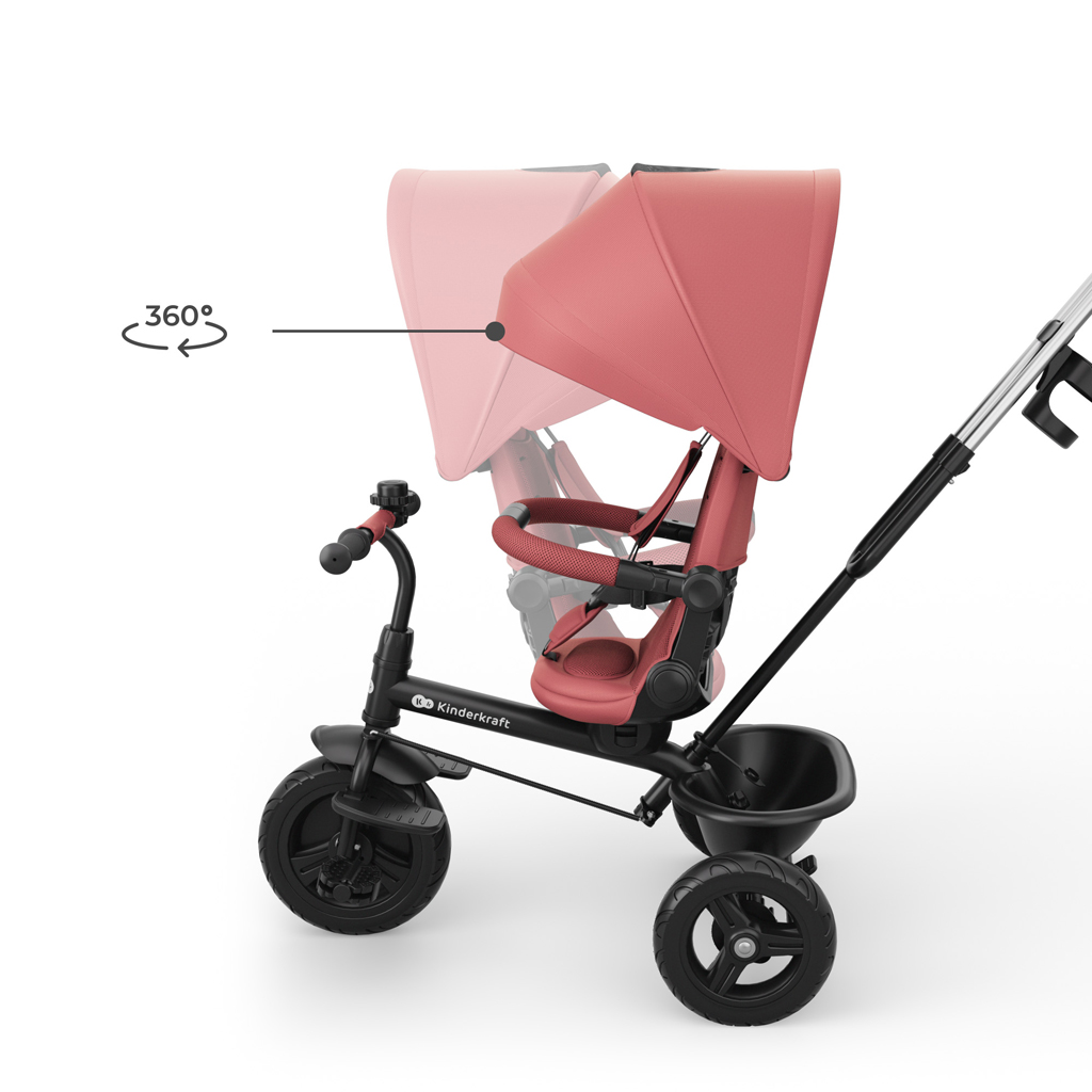 KINDERKRAFT Trojkolka Aston 2 Plus Pink, 9m+