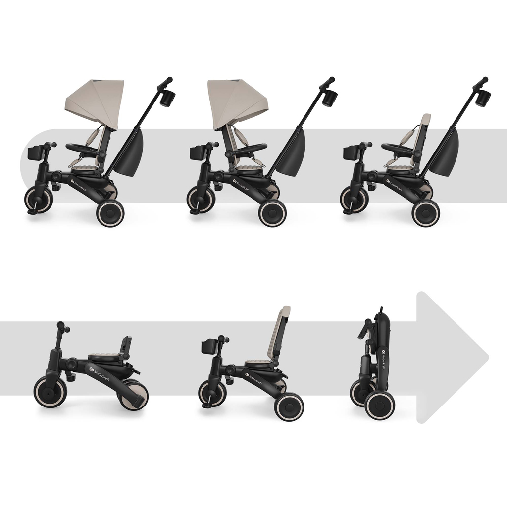 KINDERKRAFT Trojkolka Jazz 3 Beige, 9m+