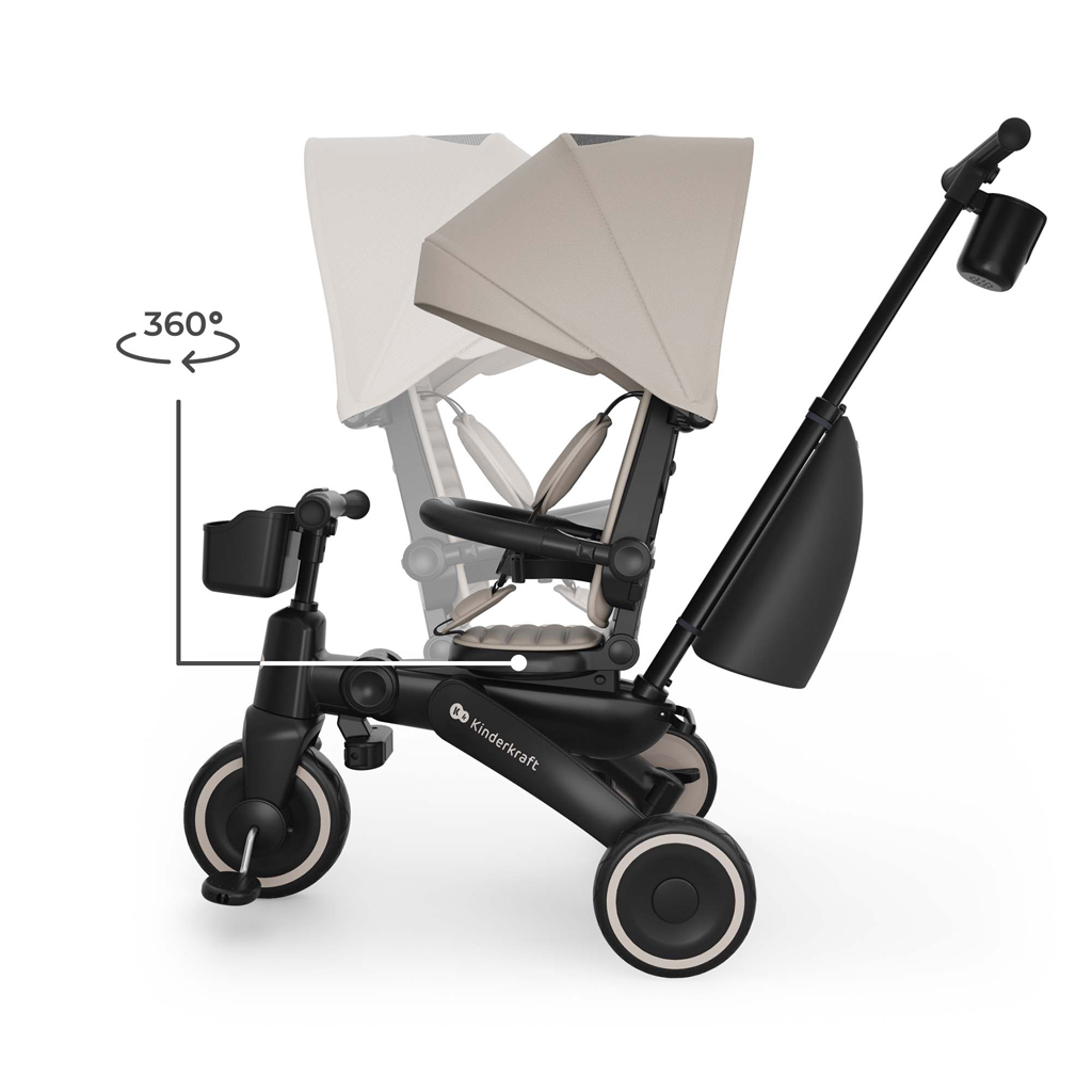 KINDERKRAFT Trojkolka Jazz 3 Beige, 9m+