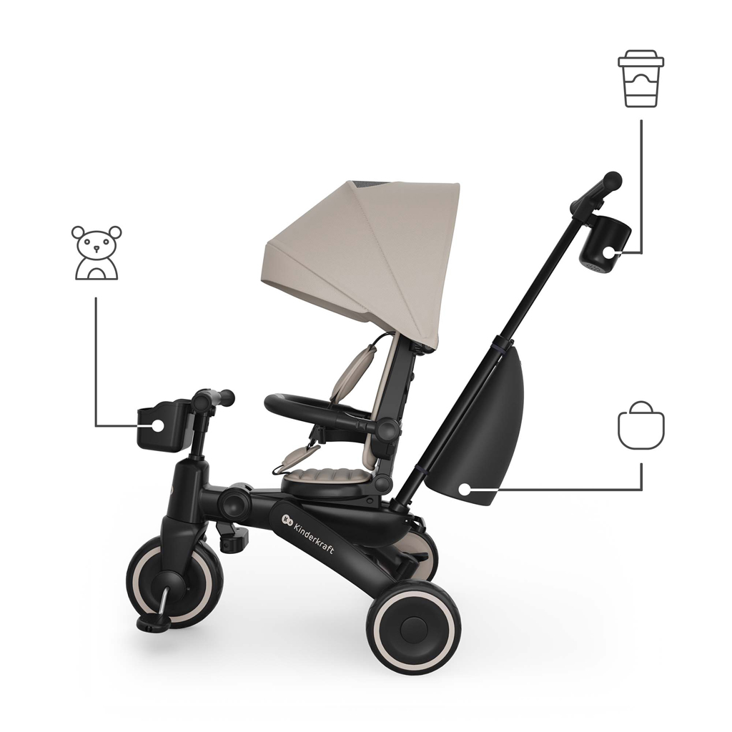 KINDERKRAFT Trojkolka Jazz 3 Beige, 9m+