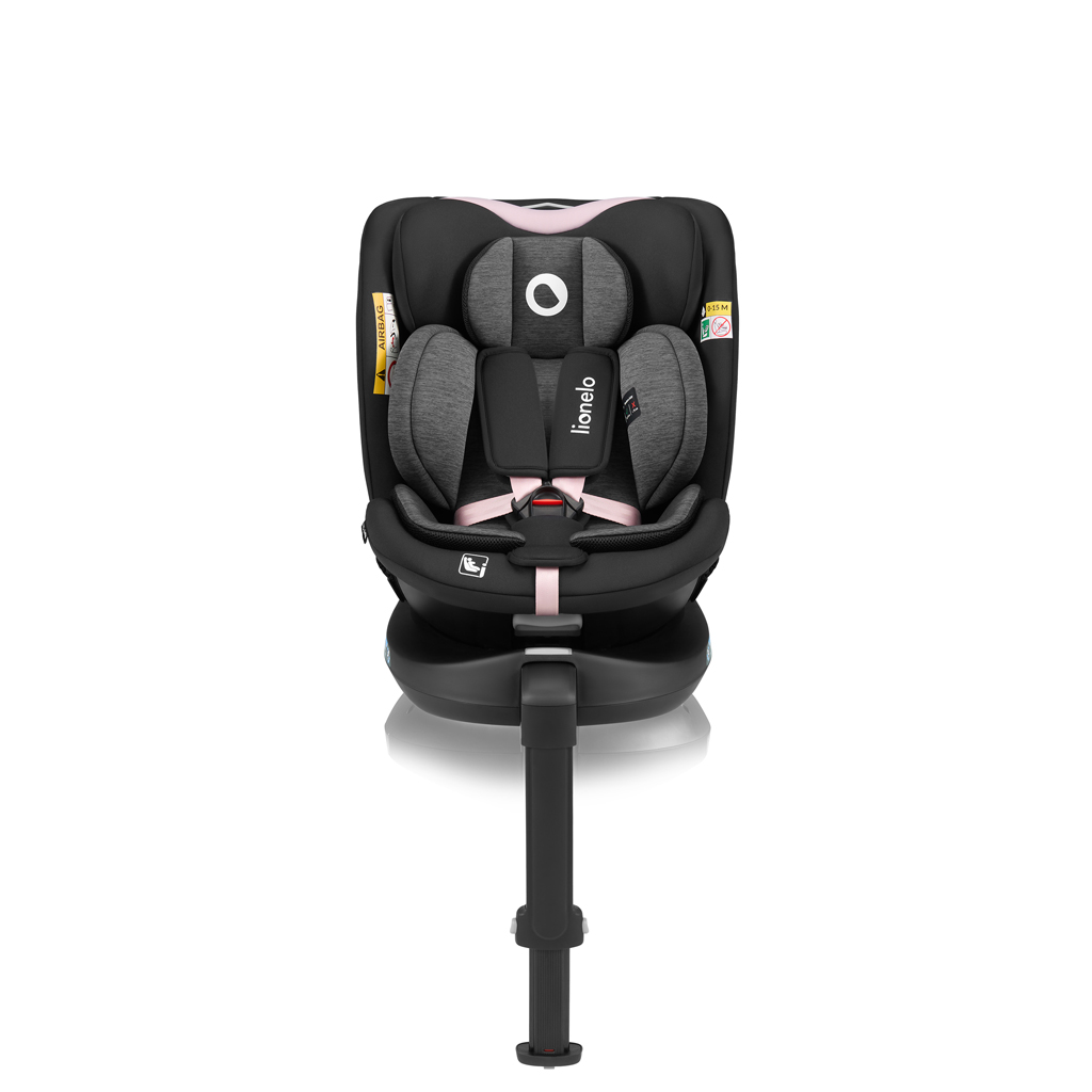 LIONELO Autosedačka Navy i-Size (40-150 cm) Black Pink