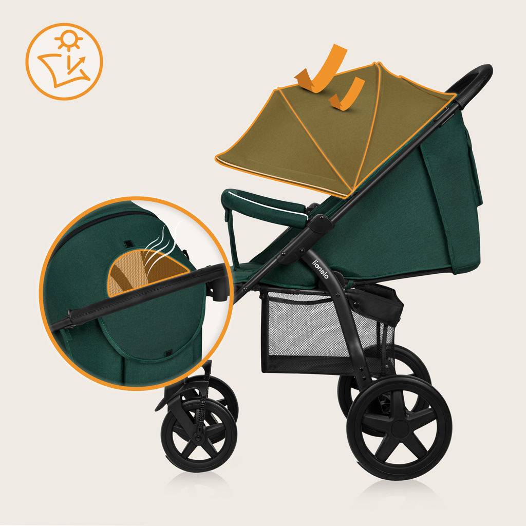 LIONELO Kočík športový Annet Plus Green Forest