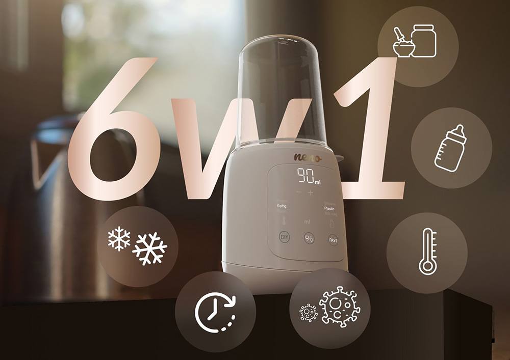 NENO Sterilizátor a ohrievač multifunkčný Tocco 6v1