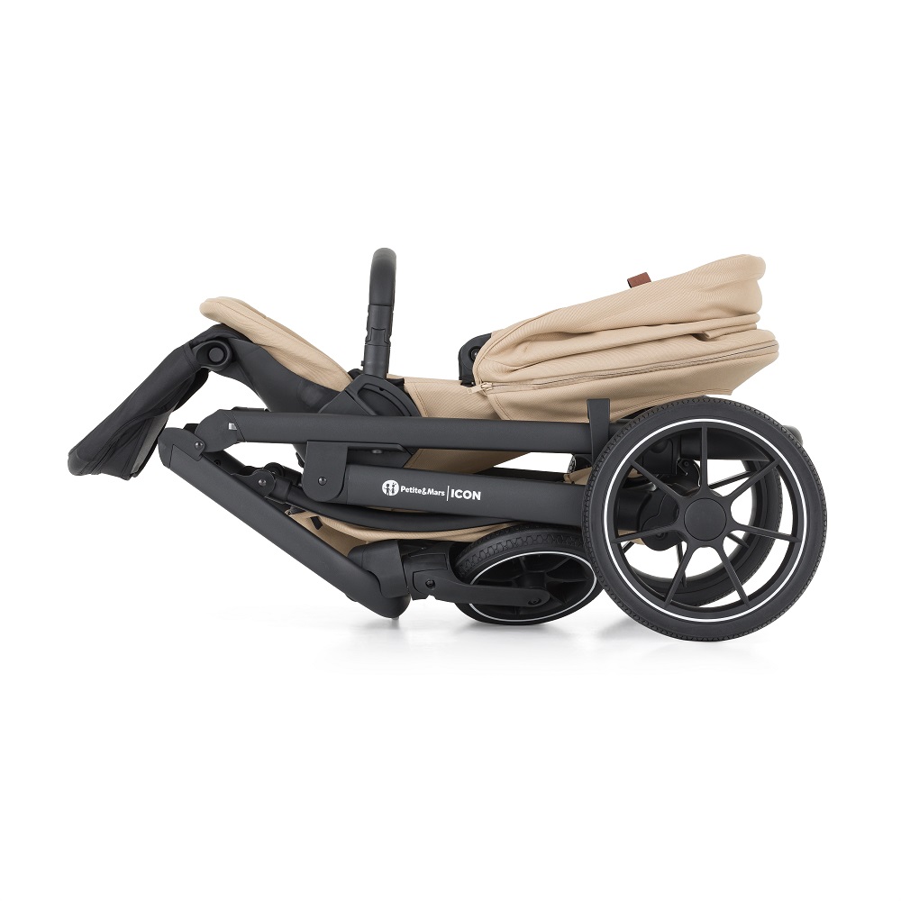 PETITE&amp;MARS Kočík kombinovaný ICON 2v1 Mocha Beige XXL RWS