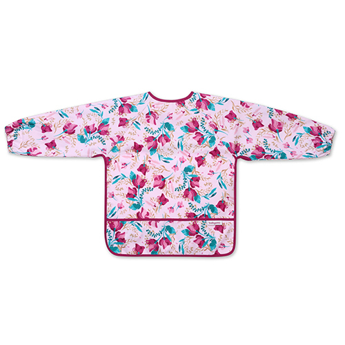 BABYONO Podbradník s dlhým rukávom Floral, 85 x 42cm, 2-4r