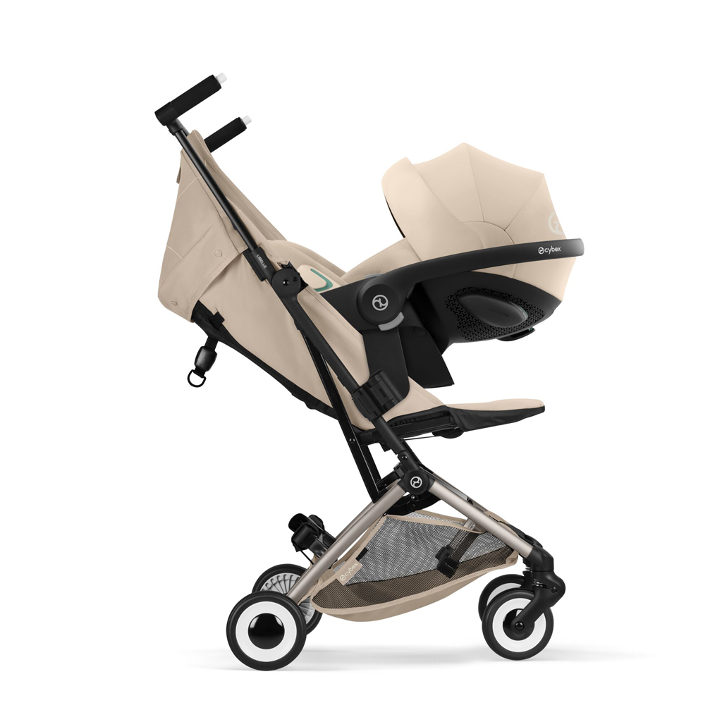 CYBEX Golfový kočík Libelle Almond Beige (Taupe Frame) Gold