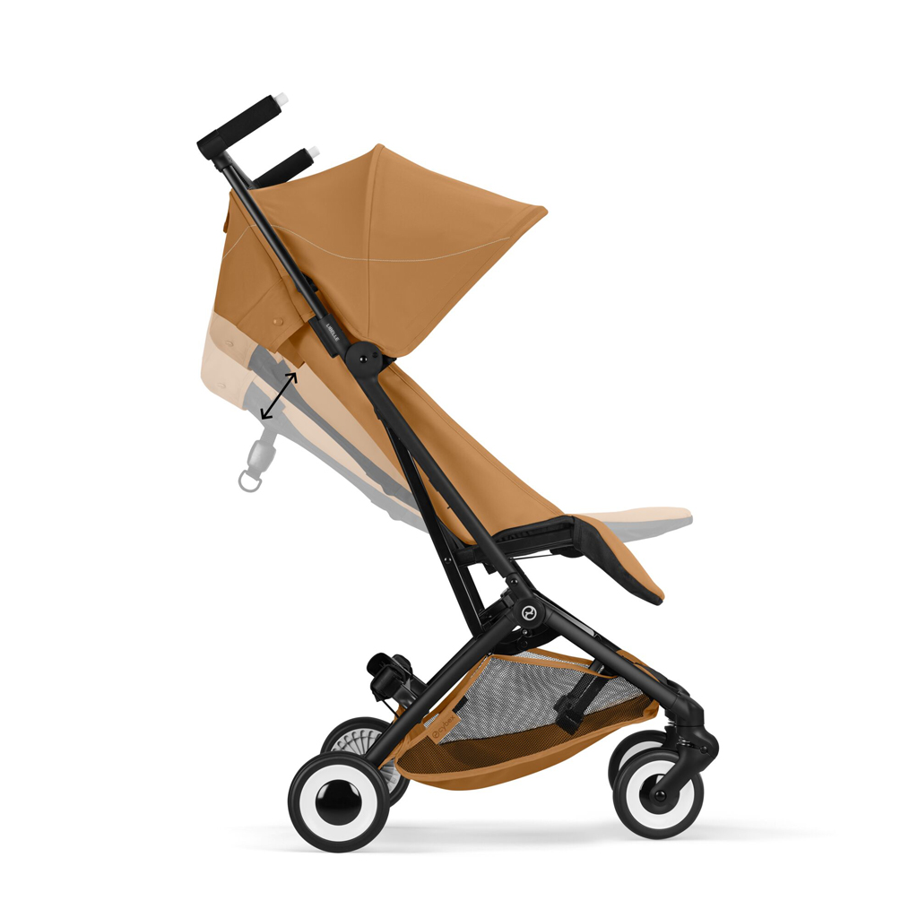 CYBEX Golfový kočík Libelle Cinnamon Yellow (Black Frame) Gold