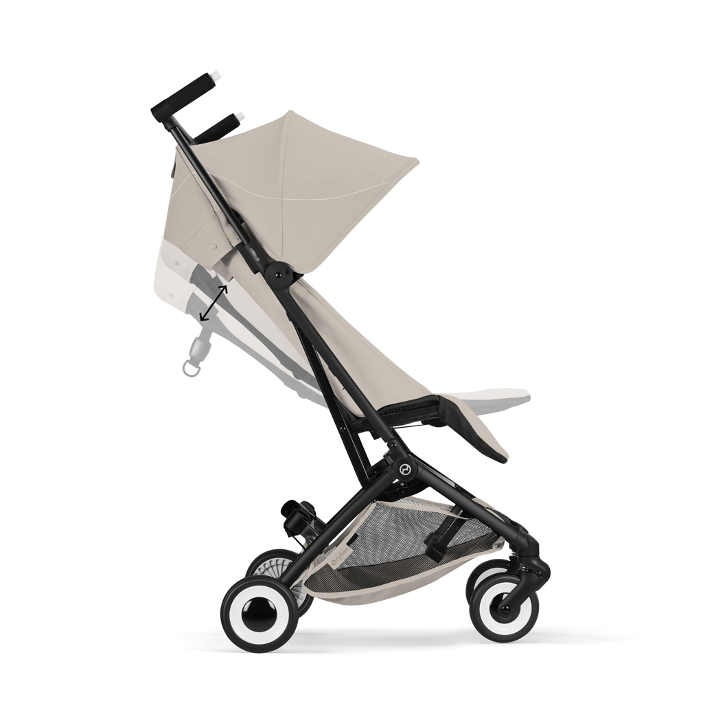 CYBEX Golfový kočík Libelle Dune Grey (Black Frame) Gold