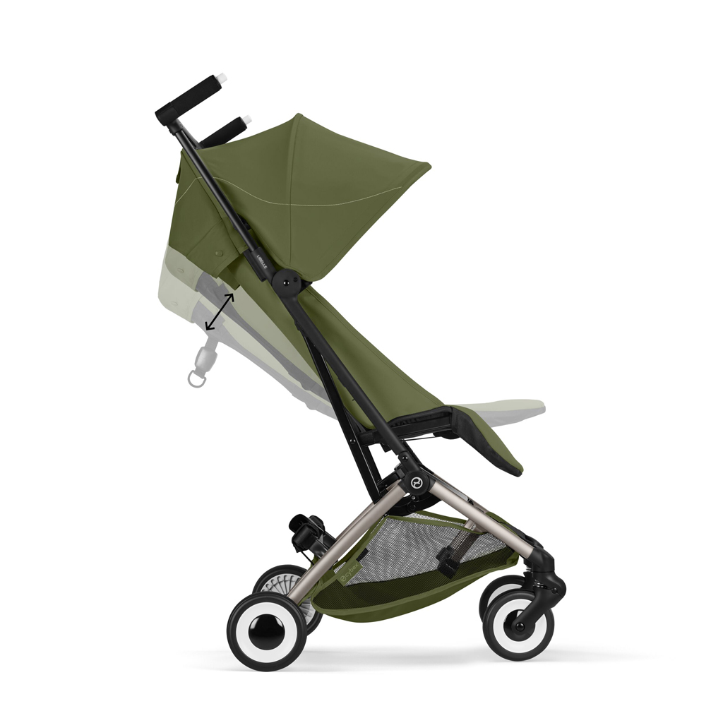 CYBEX Golfový kočík Libelle Moss Green Gold (Taupe Frame) Gold