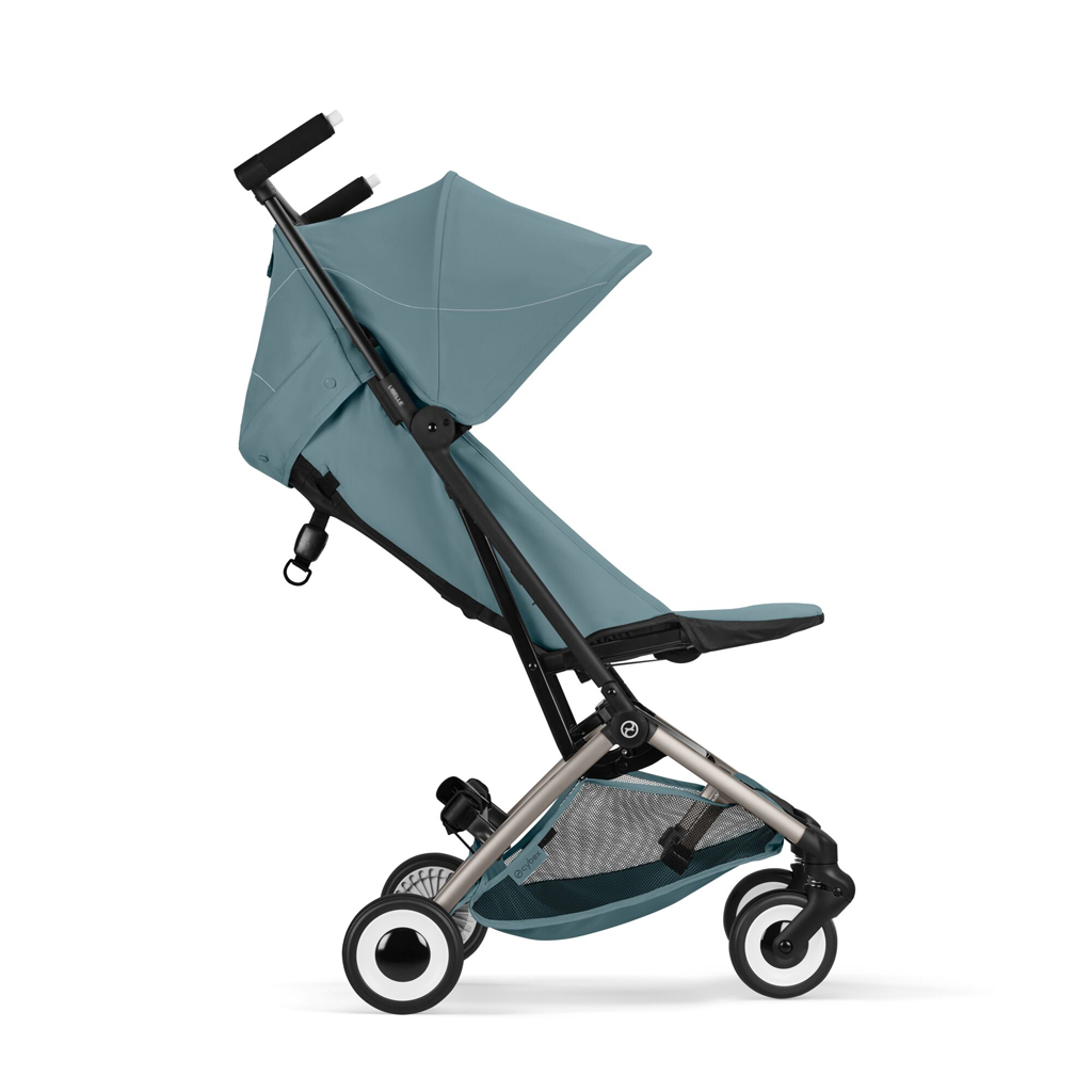 CYBEX Golfový kočík Libelle Stormy Blue Gold (Taupe Frame) Gold