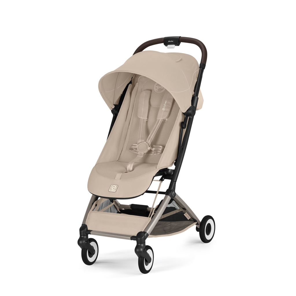 CYBEX Golfový kočík Orfeo Almond Beige (Taupe Frame) Gold