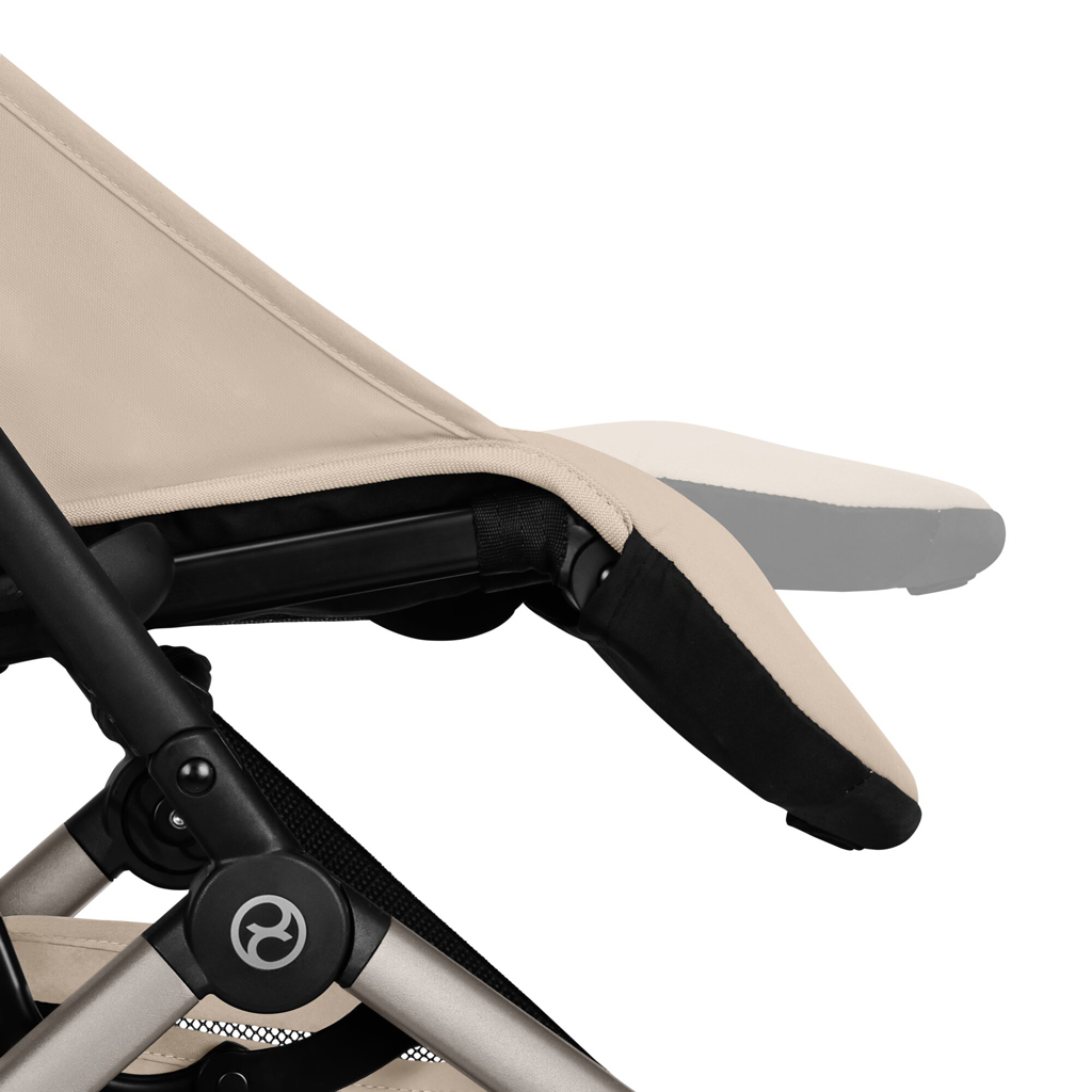 CYBEX Golfový kočík Orfeo Almond Beige (Taupe Frame) Gold