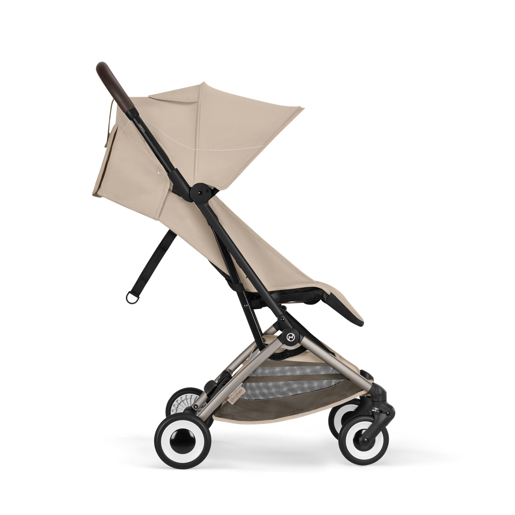 CYBEX Golfový kočík Orfeo Almond Beige (Taupe Frame) Gold