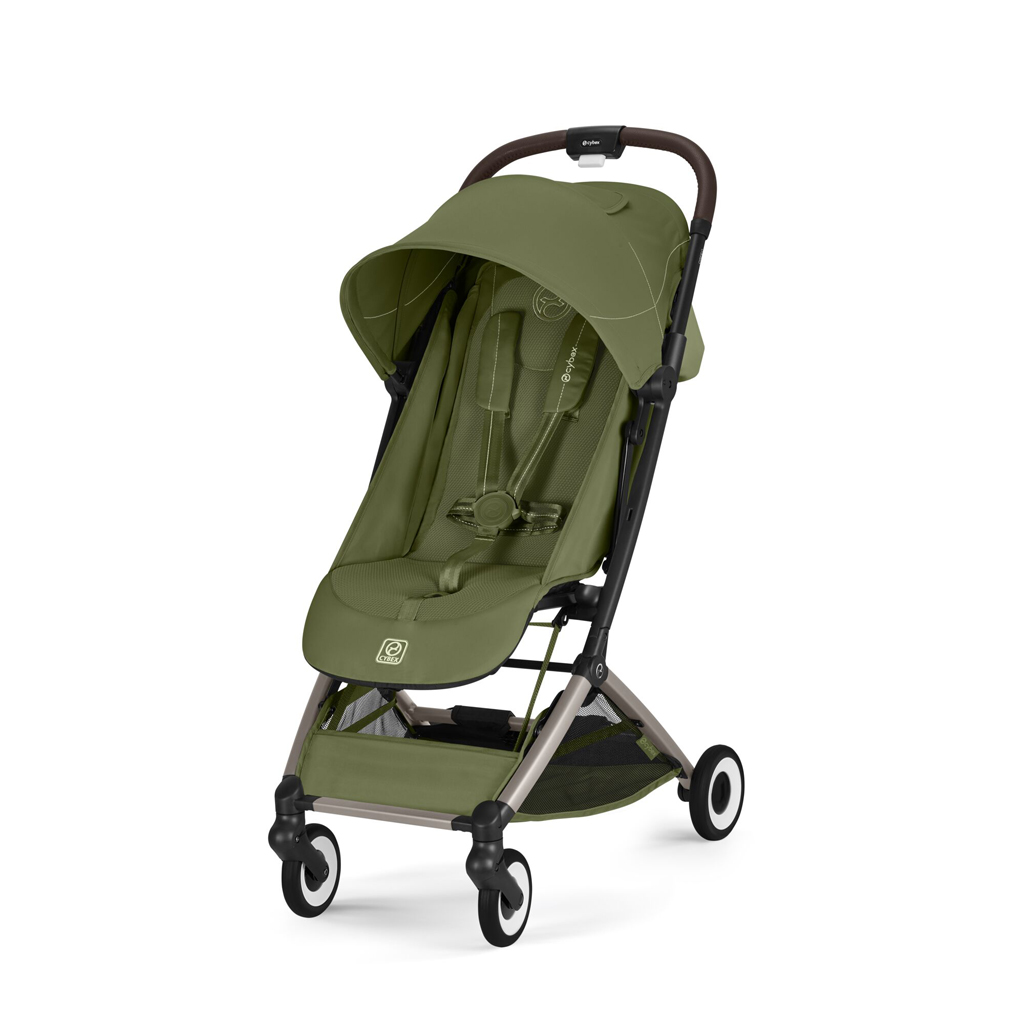 CYBEX Golfový kočík Orfeo Moss Green Gold (Taupe Frame) Gold