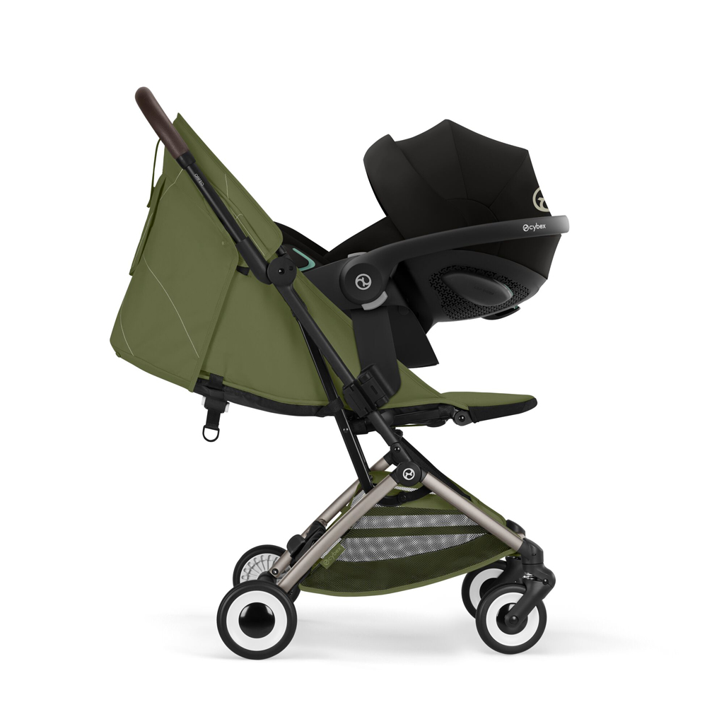 CYBEX Golfový kočík Orfeo Moss Green Gold (Taupe Frame) Gold
