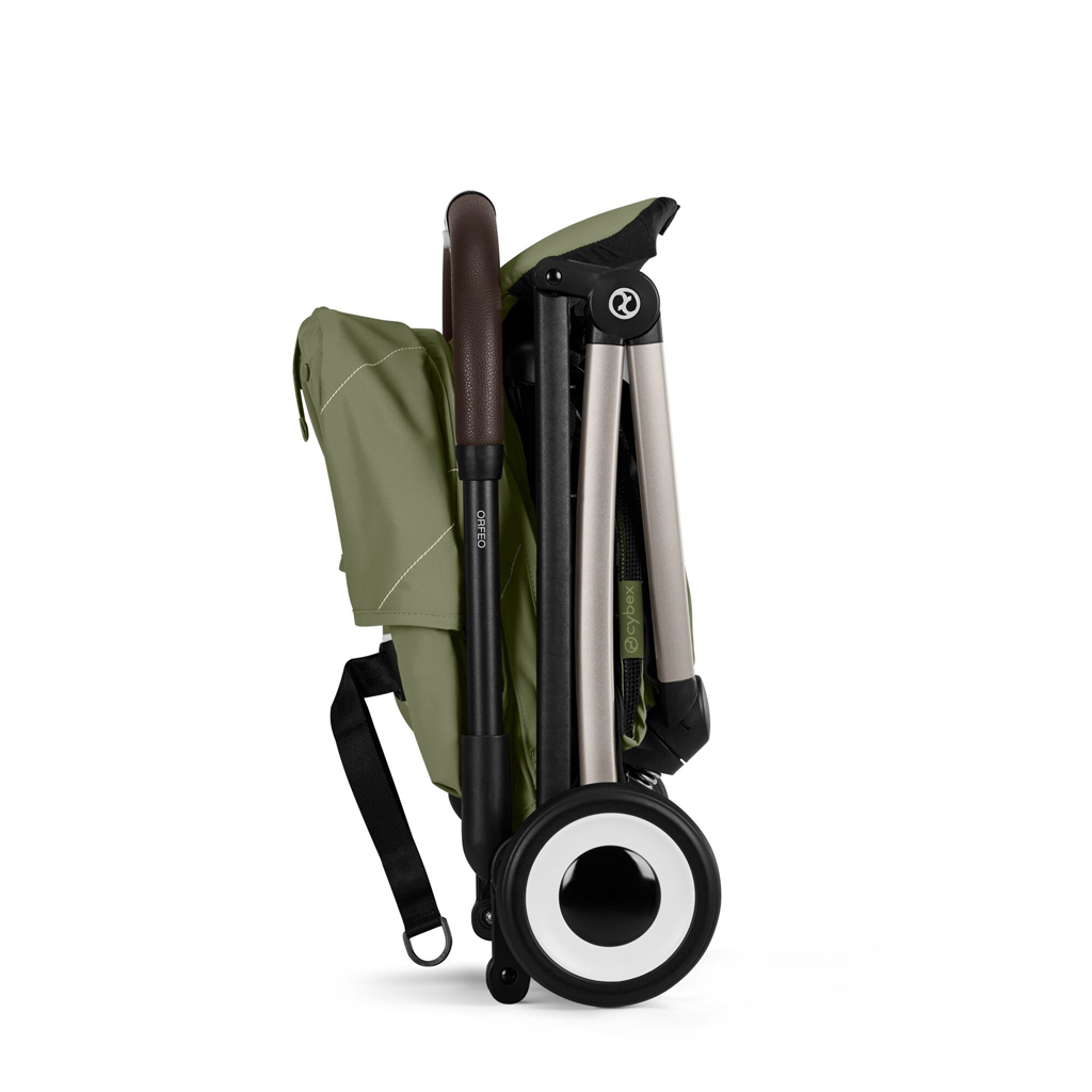 CYBEX Golfový kočík Orfeo Moss Green Gold (Taupe Frame) Gold
