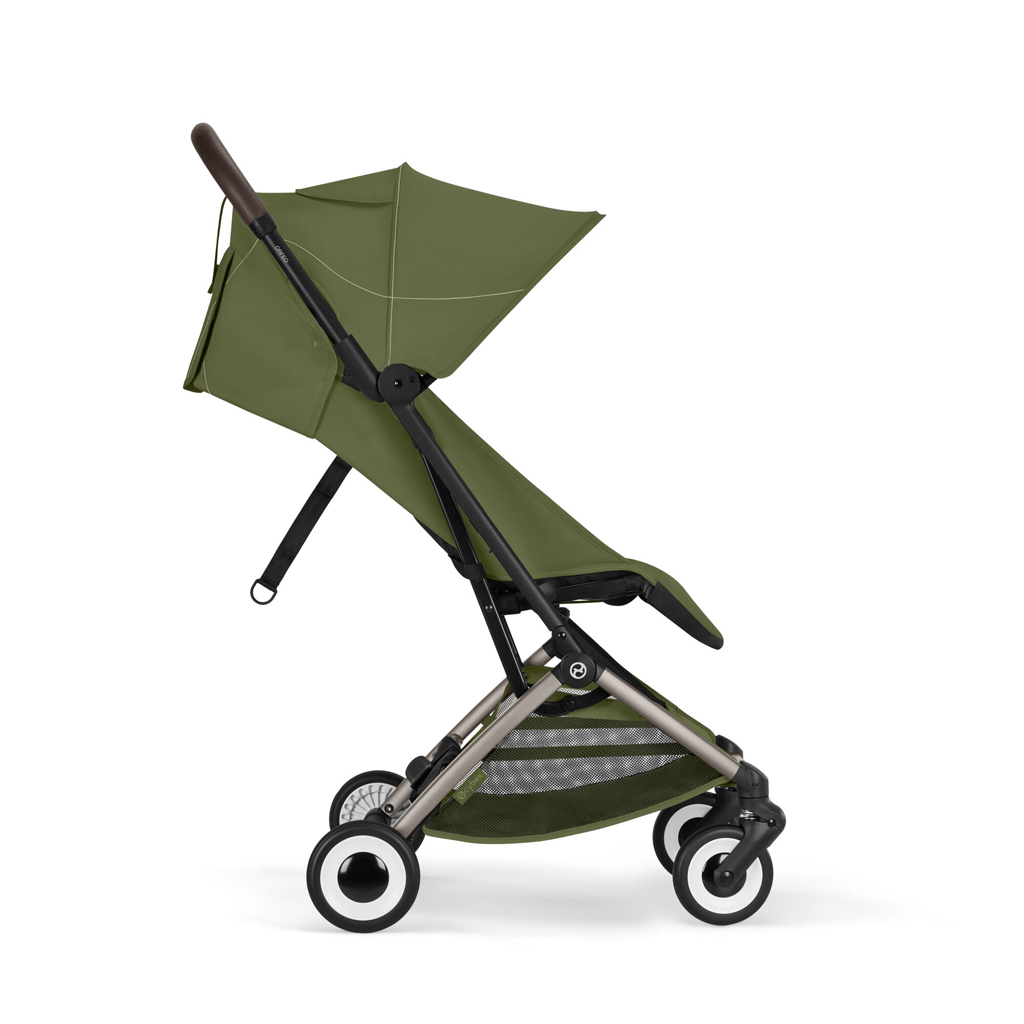 CYBEX Golfový kočík Orfeo Moss Green Gold (Taupe Frame) Gold