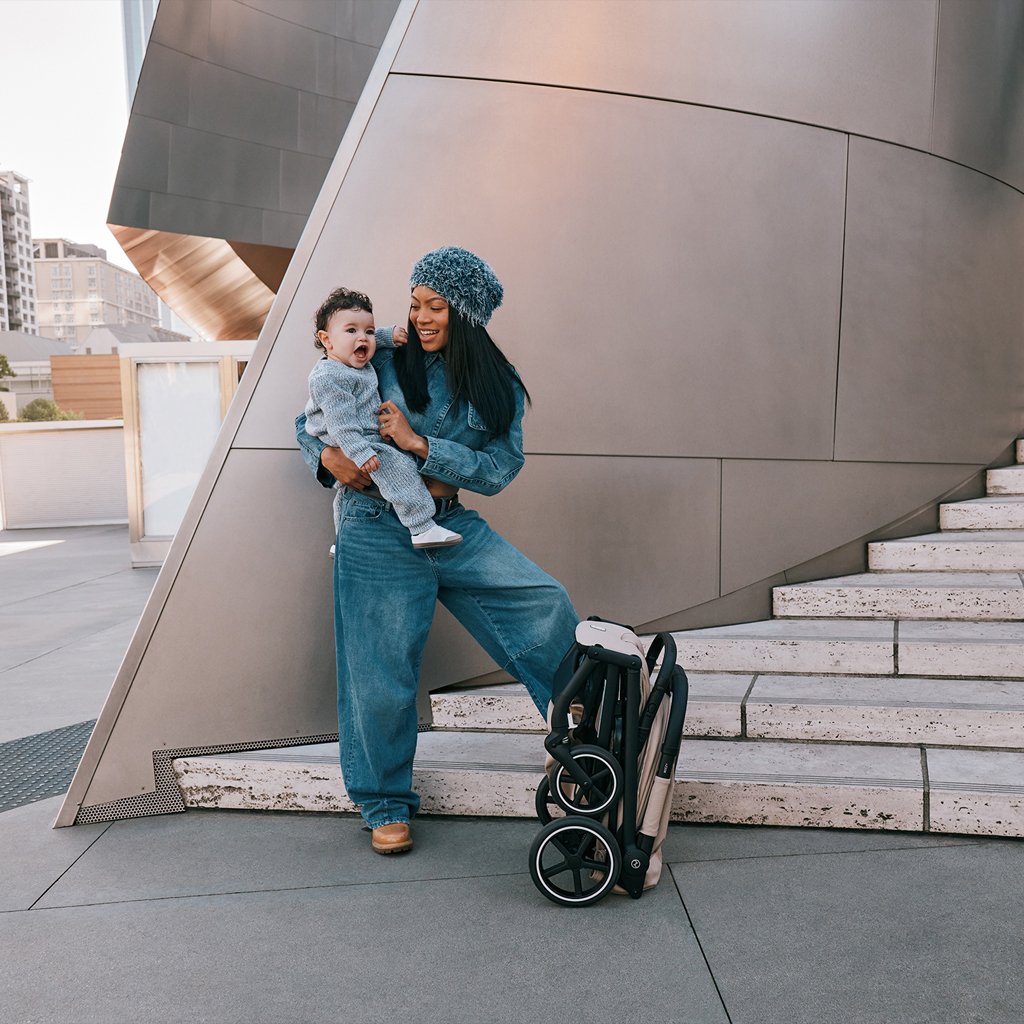 CYBEX Športový kočík Beezy Cinnamon Yellow Gold