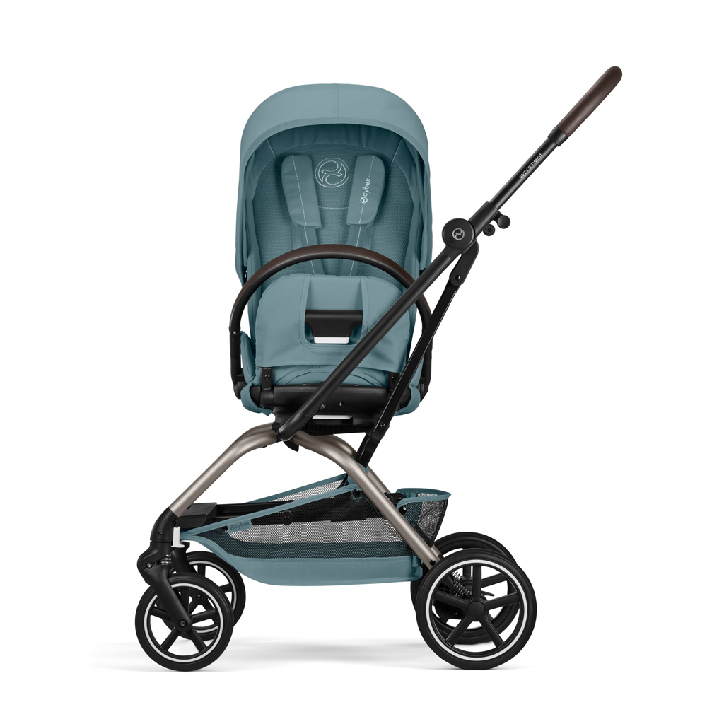 CYBEX Športový kočík Eezy S Twist+ 2 Taupe - Stormy Blue Gold