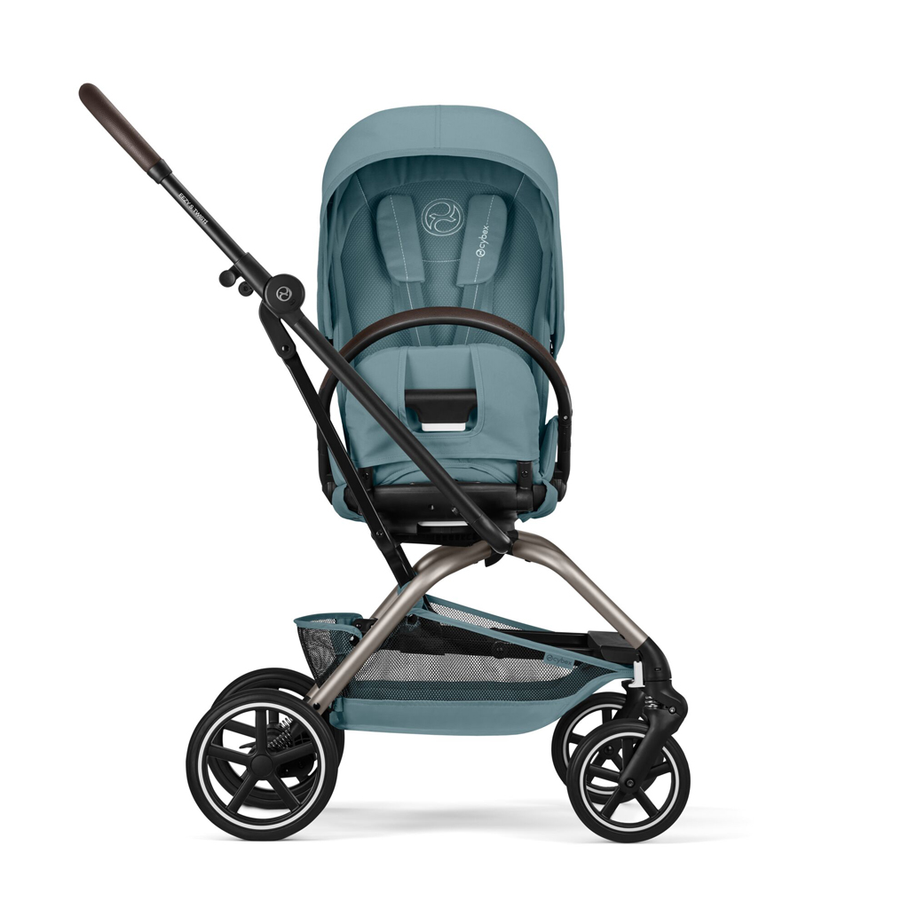 CYBEX Športový kočík Eezy S Twist+ 2 Taupe - Stormy Blue Gold