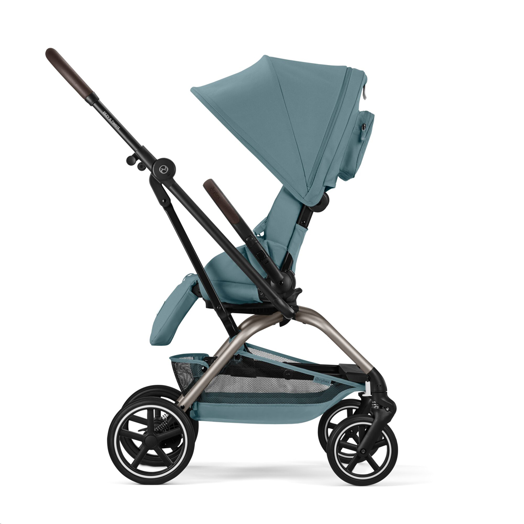 CYBEX Športový kočík Eezy S Twist+ 2 Taupe - Stormy Blue Gold