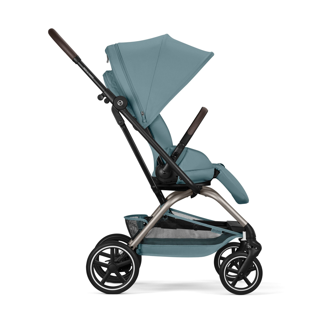 CYBEX Športový kočík Eezy S Twist+ 2 Taupe - Stormy Blue Gold