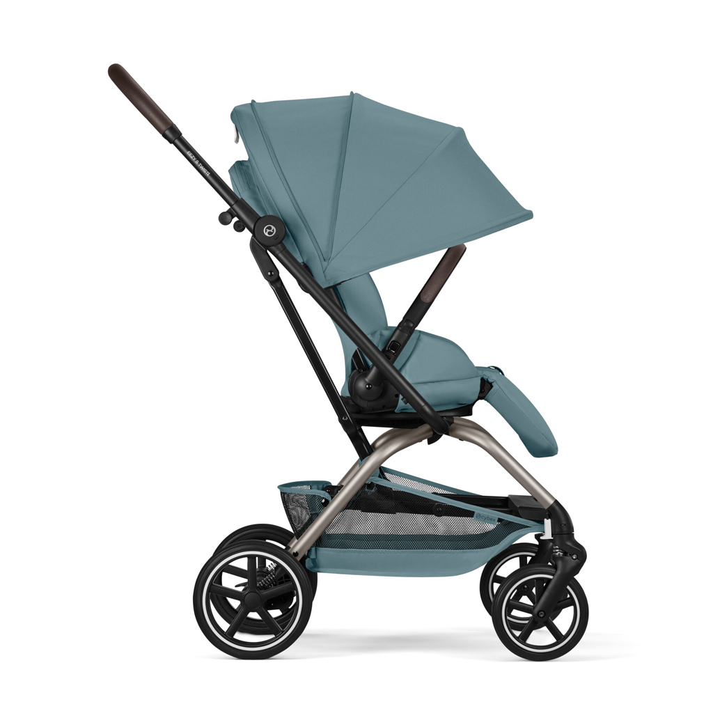 CYBEX Športový kočík Eezy S Twist+ 2 Taupe - Stormy Blue Gold