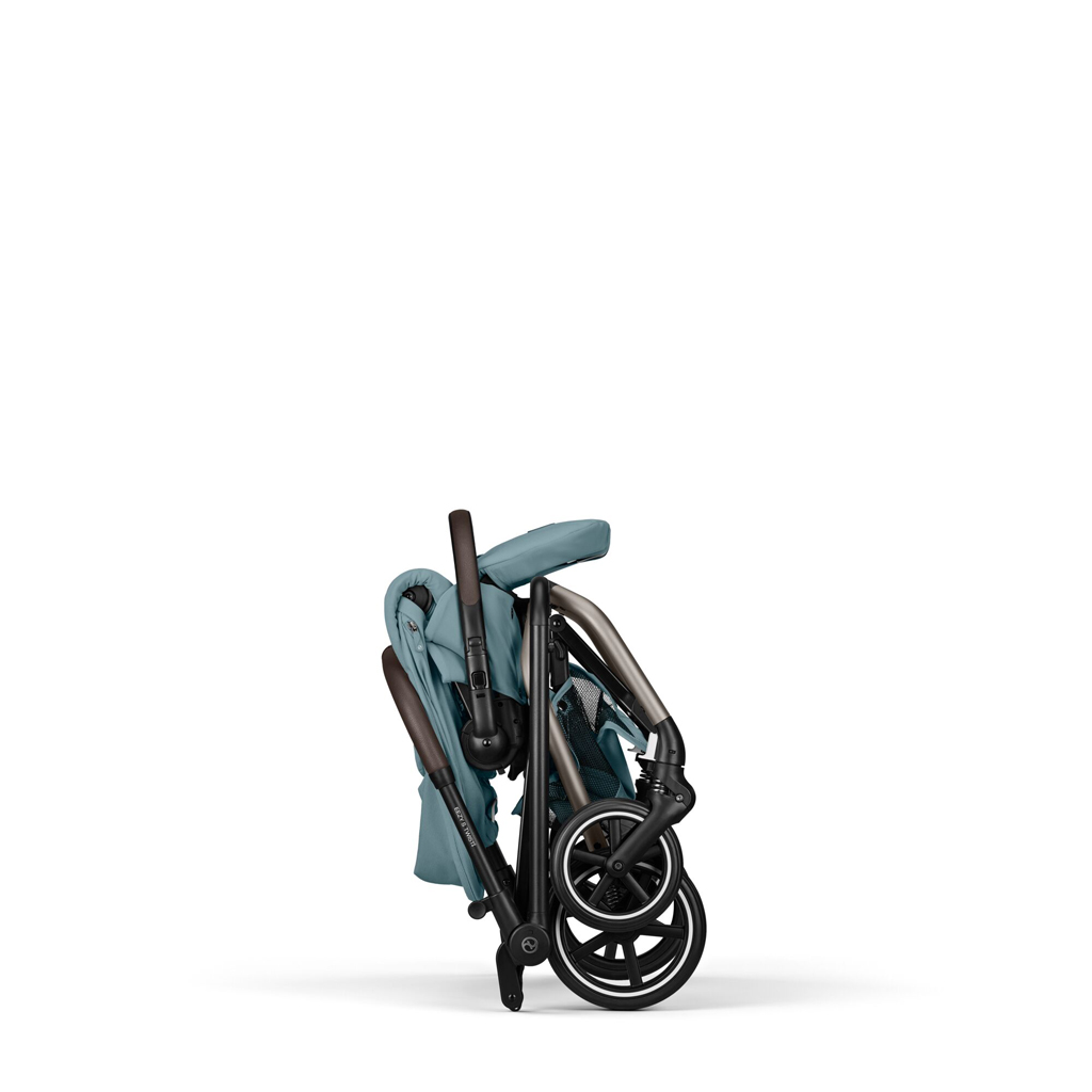 CYBEX Športový kočík Eezy S Twist+ 2 Taupe - Stormy Blue Gold