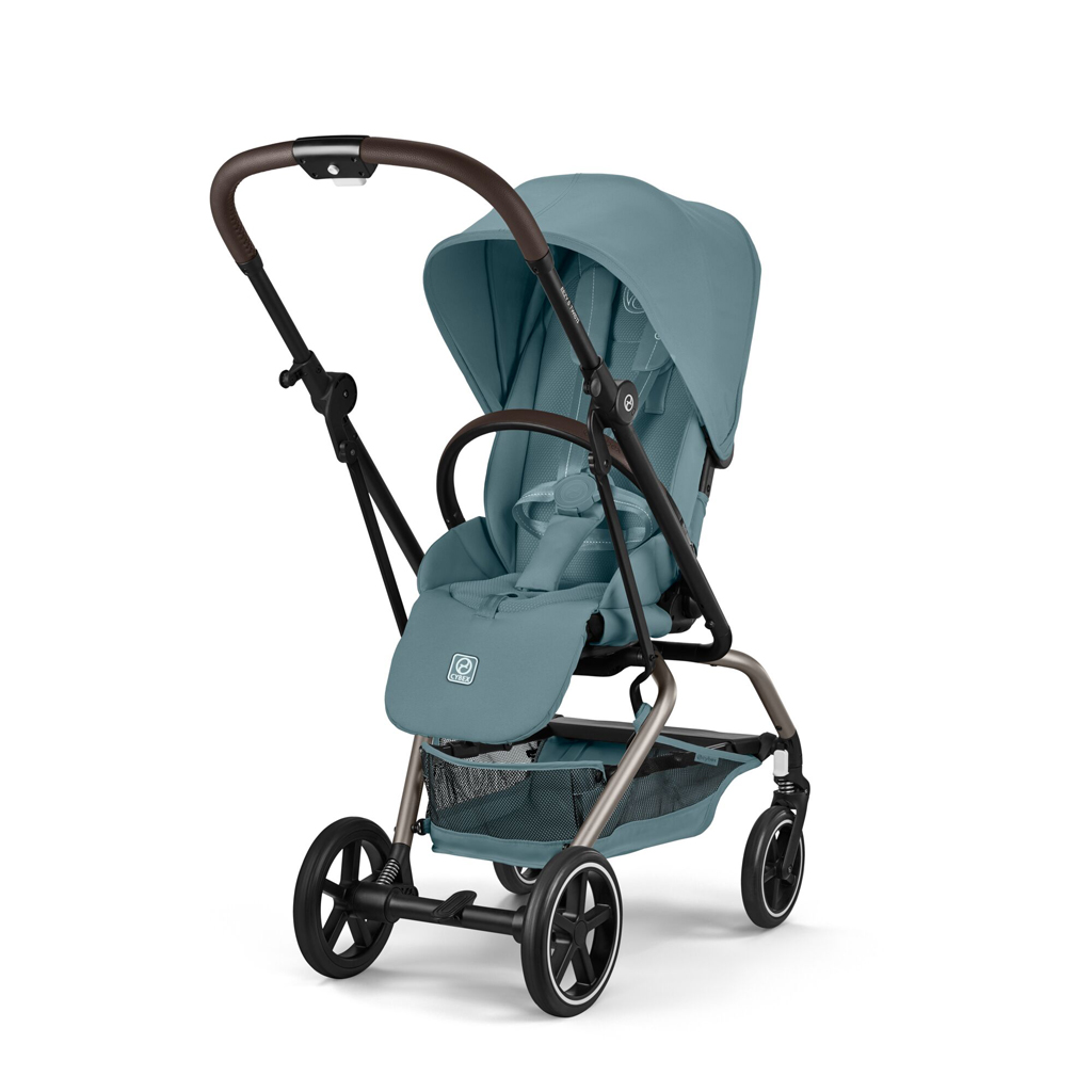 CYBEX Športový kočík Eezy S Twist+ 2 Taupe - Stormy Blue Gold