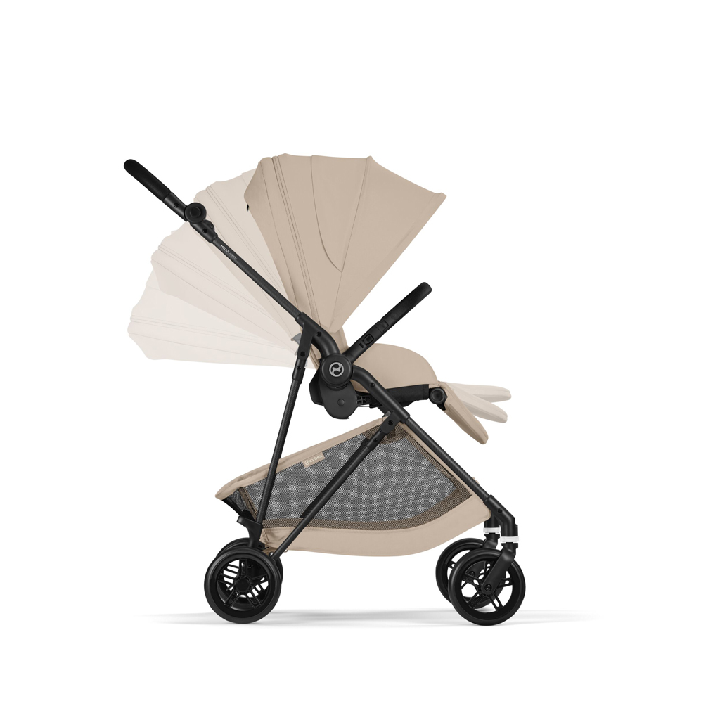 CYBEX Športový kočík Melio Carbon Almond Beige Gold