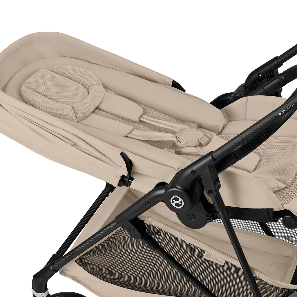 CYBEX Športový kočík Melio Carbon Almond Beige Gold