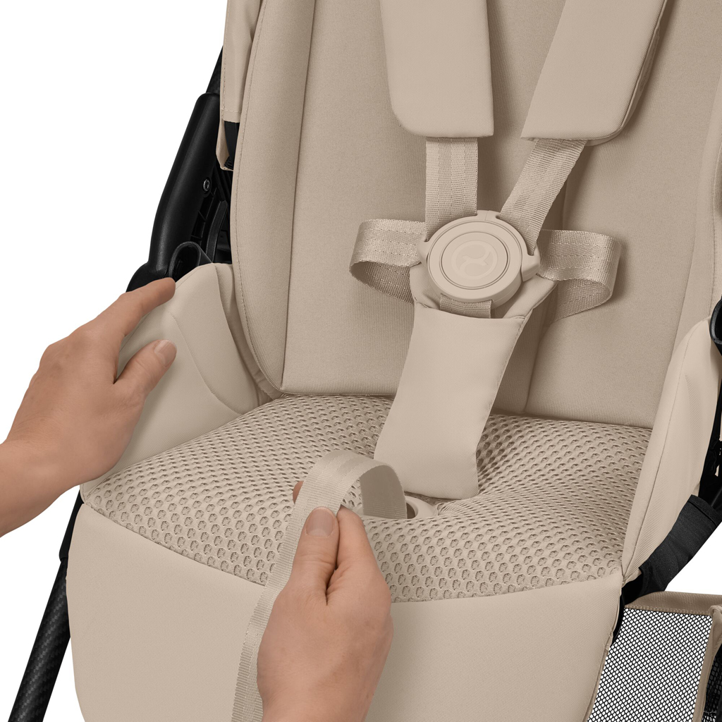 CYBEX Športový kočík Melio Carbon Almond Beige Gold