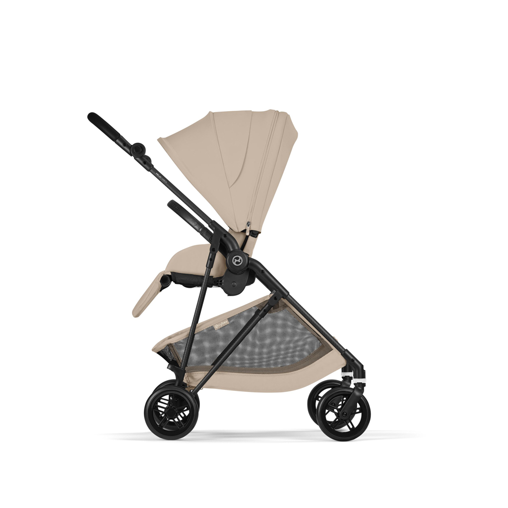 CYBEX Športový kočík Melio Carbon Almond Beige Gold