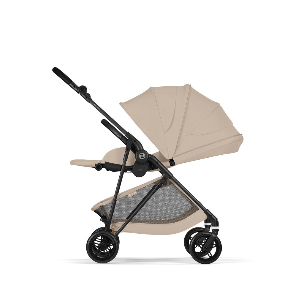 CYBEX Športový kočík Melio Carbon Almond Beige Gold