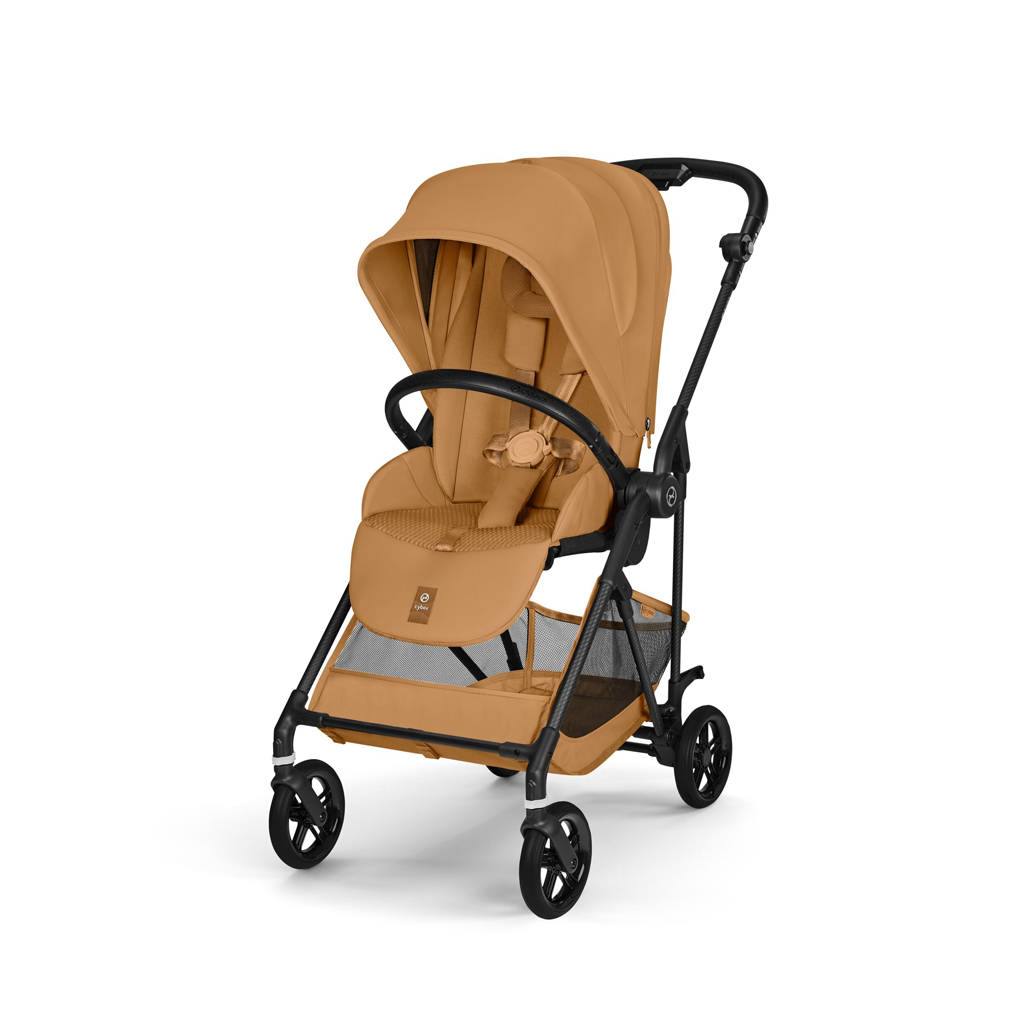 CYBEX Športový kočík Melio Carbon Cinnamon Yellow  Gold
