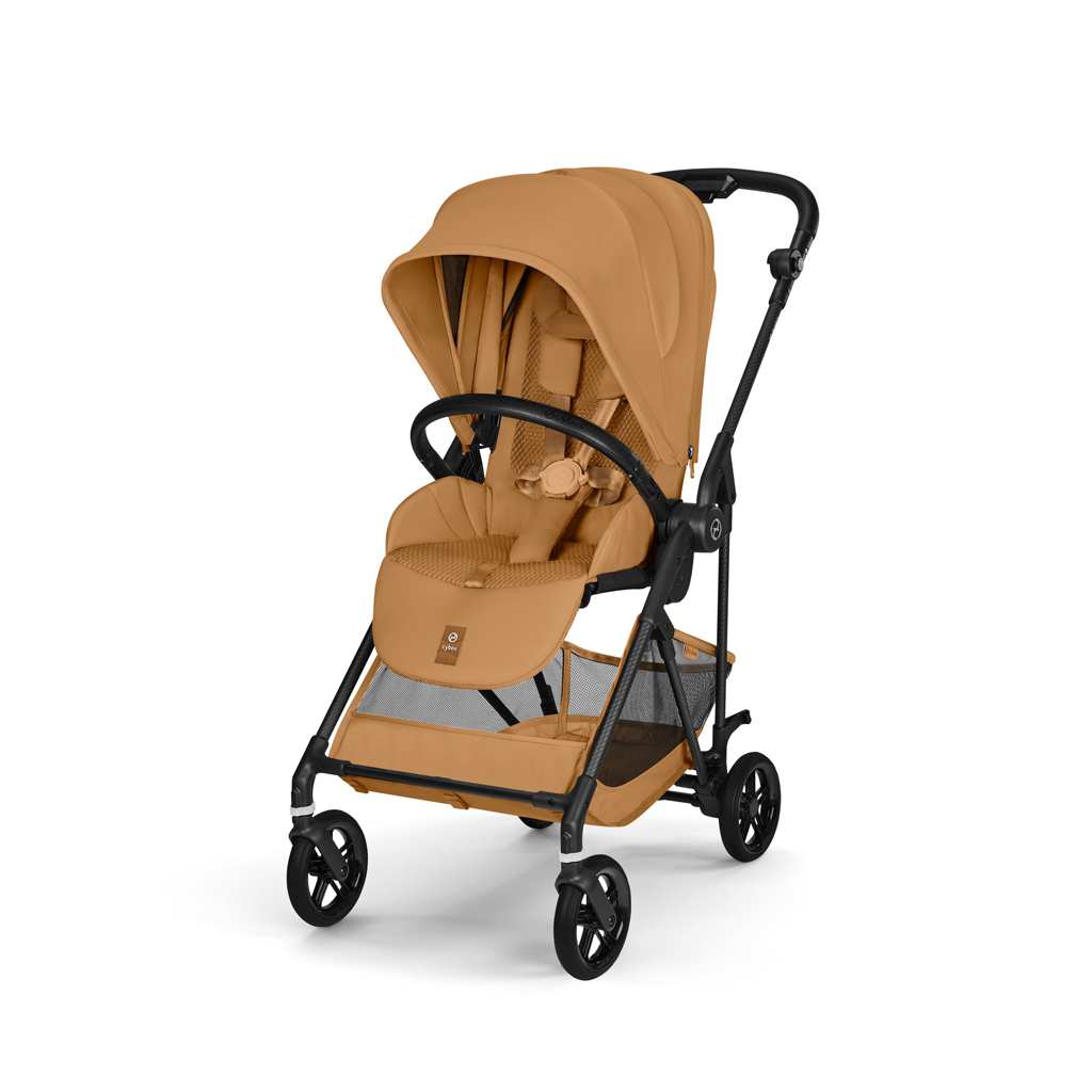 CYBEX Športový kočík Melio Carbon Cinnamon Yellow  Gold