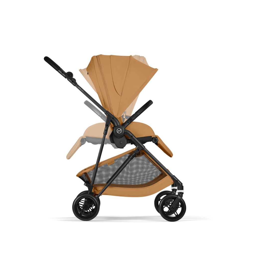 CYBEX Športový kočík Melio Carbon Cinnamon Yellow  Gold