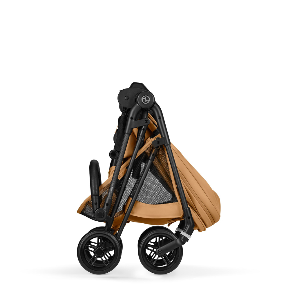CYBEX Športový kočík Melio Carbon Cinnamon Yellow  Gold