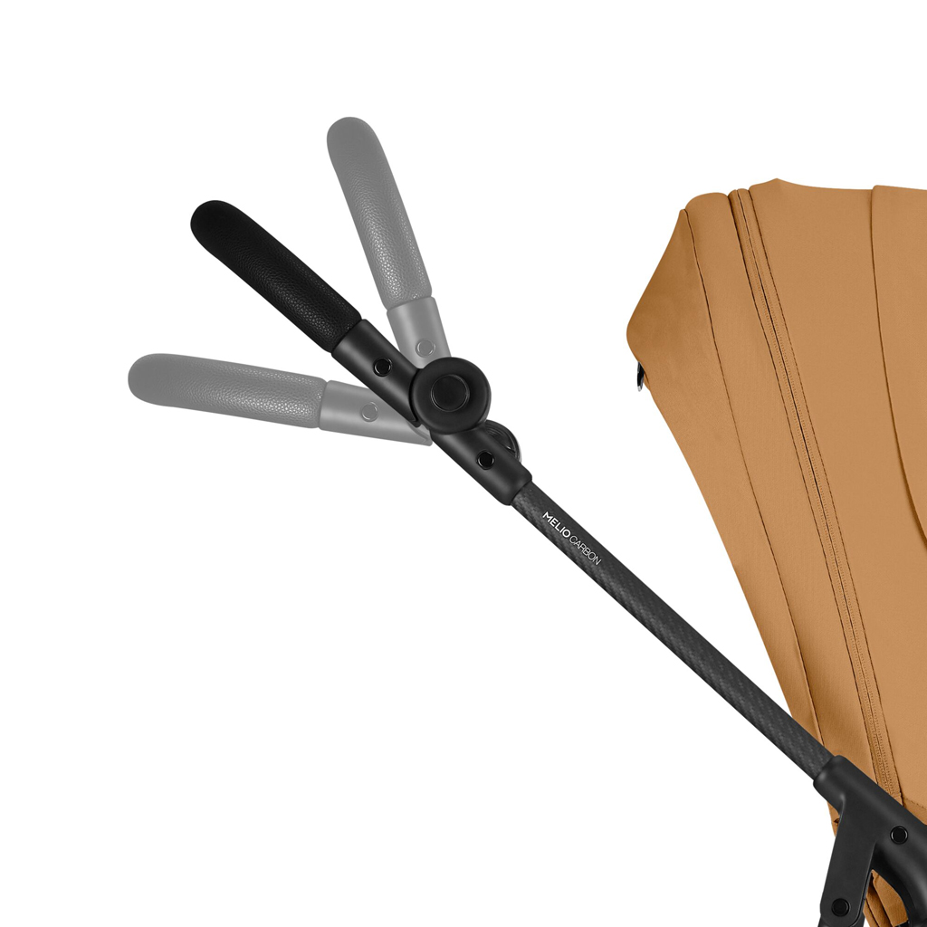 CYBEX Športový kočík Melio Carbon Cinnamon Yellow  Gold