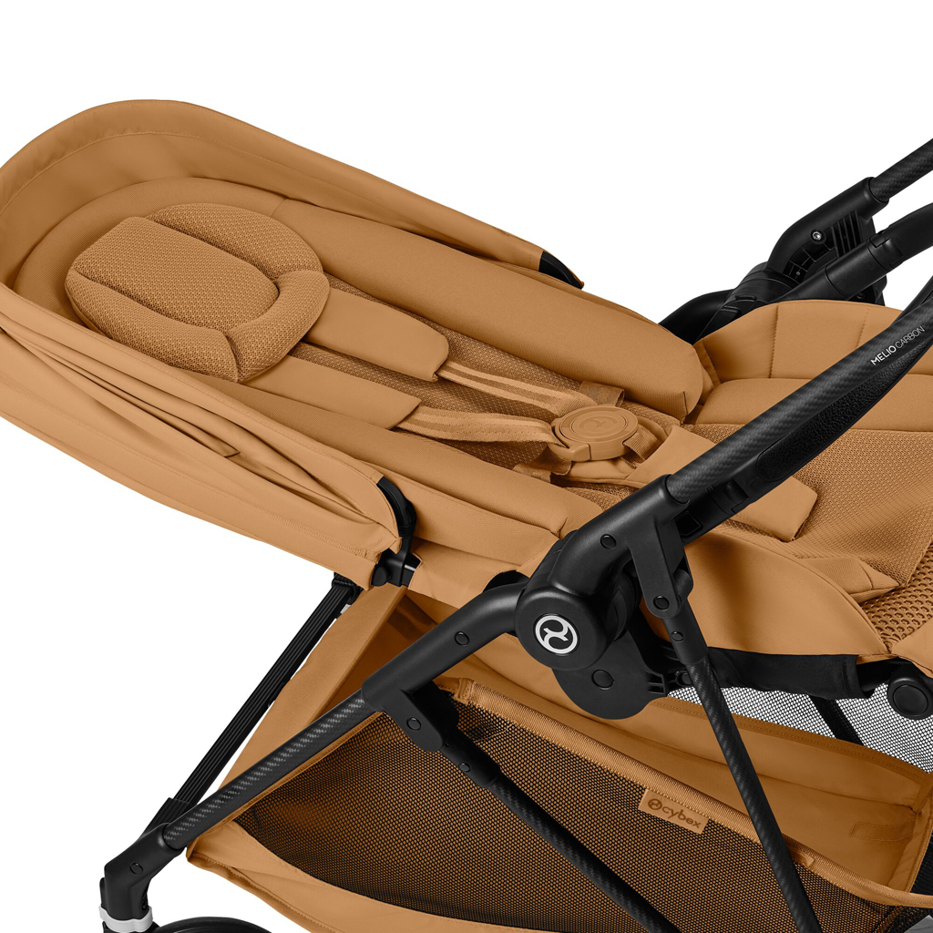 CYBEX Športový kočík Melio Carbon Cinnamon Yellow  Gold